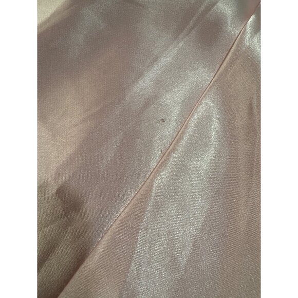 Vintage Womans M Style Pink Satin & Lace Long Nightgown Dress Croquette Whimsy - Picture 11 of 11